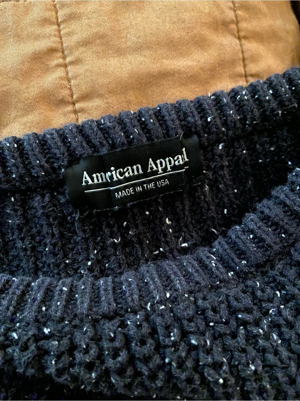 Oversized Black Speckled Crewneck Sweater - Picture 7 of 7